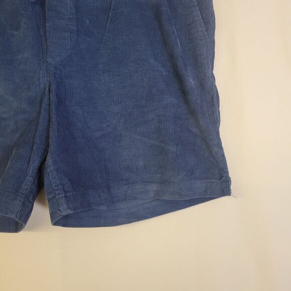 Banana Republic XL Corduroy Shorts Men Pull On Blue Drawstring Cotton 7'' - Picture 6 of 6
